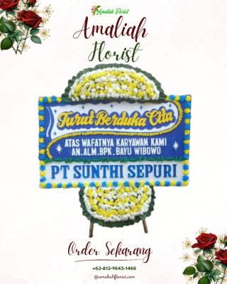Papan Bunga Duka di Bolo
